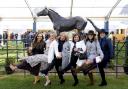 Ladies enjoy the fun at Aintree = Pictures by Press Association