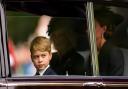 Prince George at the funeral of Queen Elizabeth II