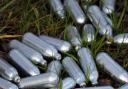 Nitrous oxide canisters were seized