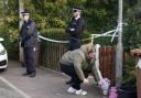 The police scene on Bidston Avenue after Bella-Rae Birch was tragically killed by an XL Bully
