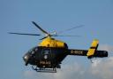 A police helicopter was called to help with the pursuit