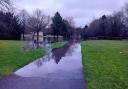 Flooding at St Helens Cemetery