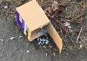 Boxes of nails and screws were left on roads in Haydock and Parr