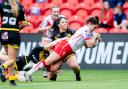Emily Rudge crosses for a second half try