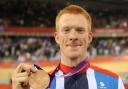 Ed Clancy with his bronze medal. Picture: Graham Chadwick/NOPP