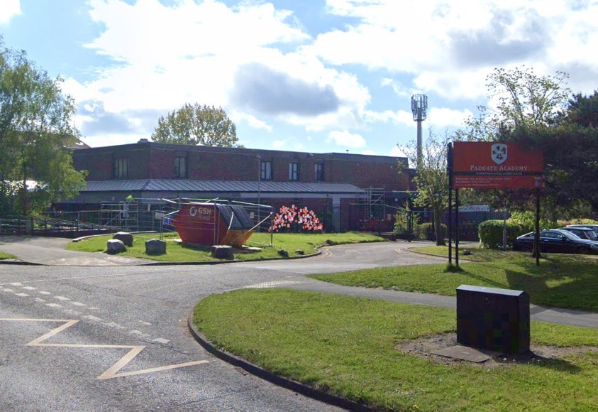 Padgate Academy, which at the time was called University Academy (Image: Google Maps)
