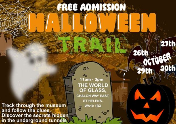 St Helens Star: Spooky Trails for the Whole Family is taking place at World of Glass this semester
