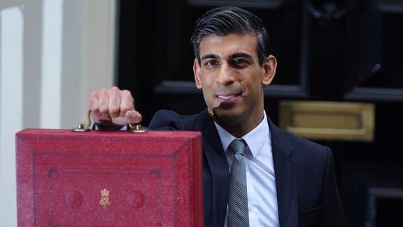 Rishi Sunak announced the Budget on Wednesday Pic: PA