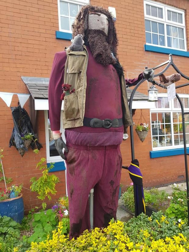 St Helens Star: Keeping with the Harry Potter theme, here's a very large and spooky Hagrid