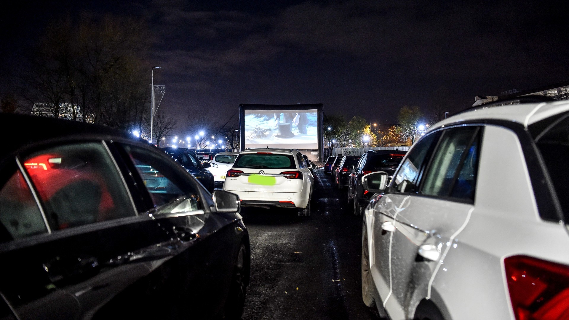 The drive-in cinema