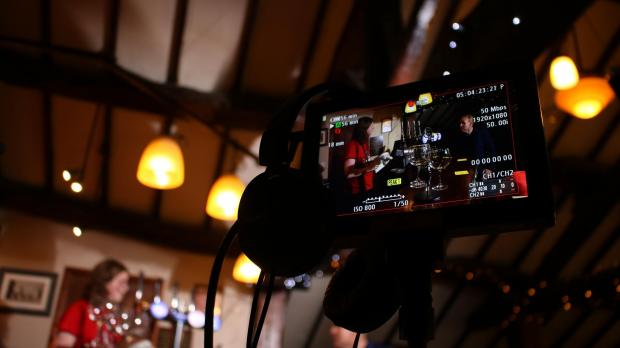 St Helens Star: Behind the scenes footage of the series, filmed at the Manor Farm Pub in Rainhill