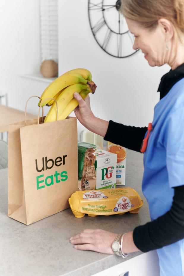 St Helens Star: Picture: Uber/Uber Eats