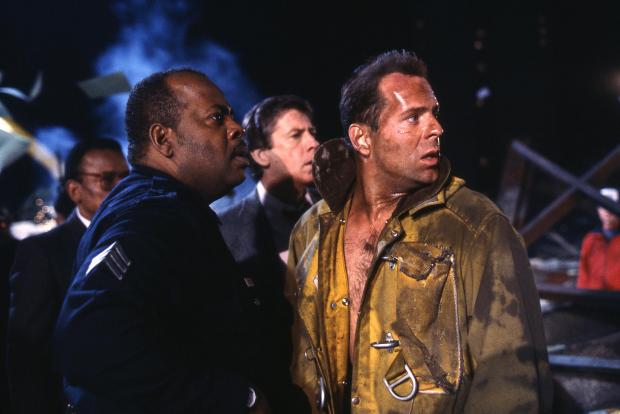 St Helens Star: Reginald VelJohnson and Bruce Willis in Die Hard. Credit: Disney 