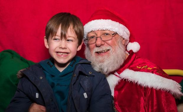 St Helens Star: Santa in his grotto