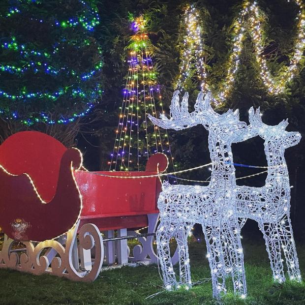 St Helens Star: The festive display has been created to spread Christmas cheer and raise money for Willowbrook Hospice