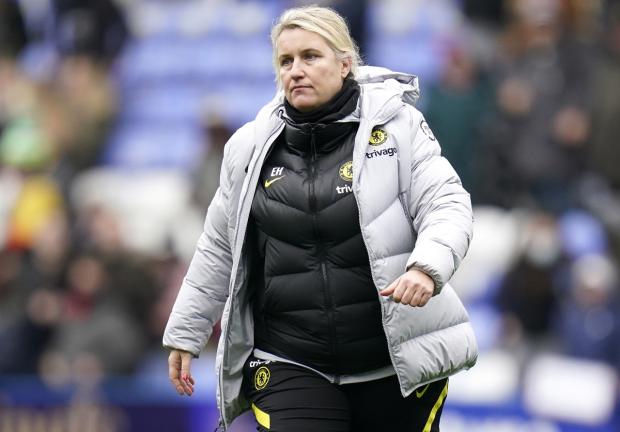 St Helens Star: Chelsea Women manager Emma Hayes. Picture: PA