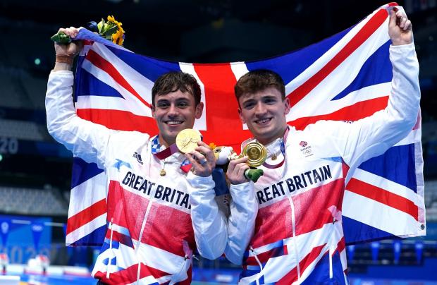 St Helens Star: Tom Daley (left) and Matty Lee have been made MBEs. Picture: PA