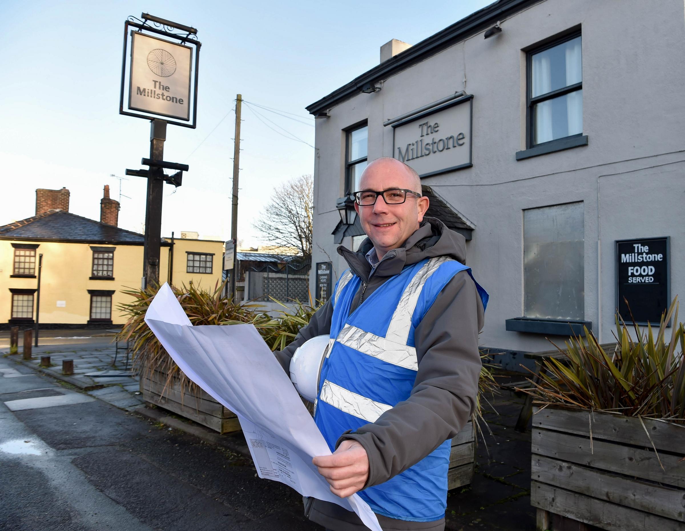 Star Pubs & Bars area manager David OBrien outside The Millstone