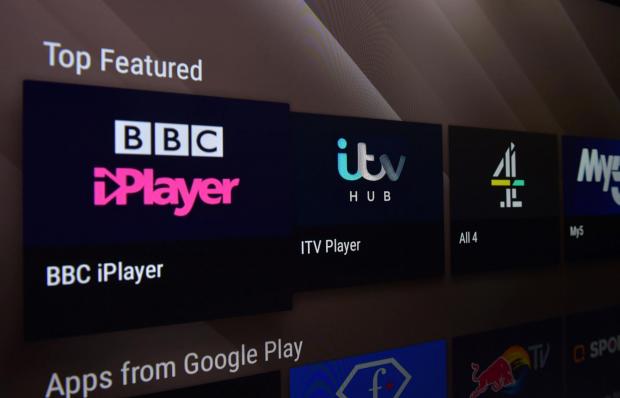 St Helens Star: BBC iPlayer, ITV Hub, All 4, My 5 streaming apps on Smart TV. Credit: PA