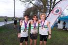 The victorious male under 20s Wirral AC team
