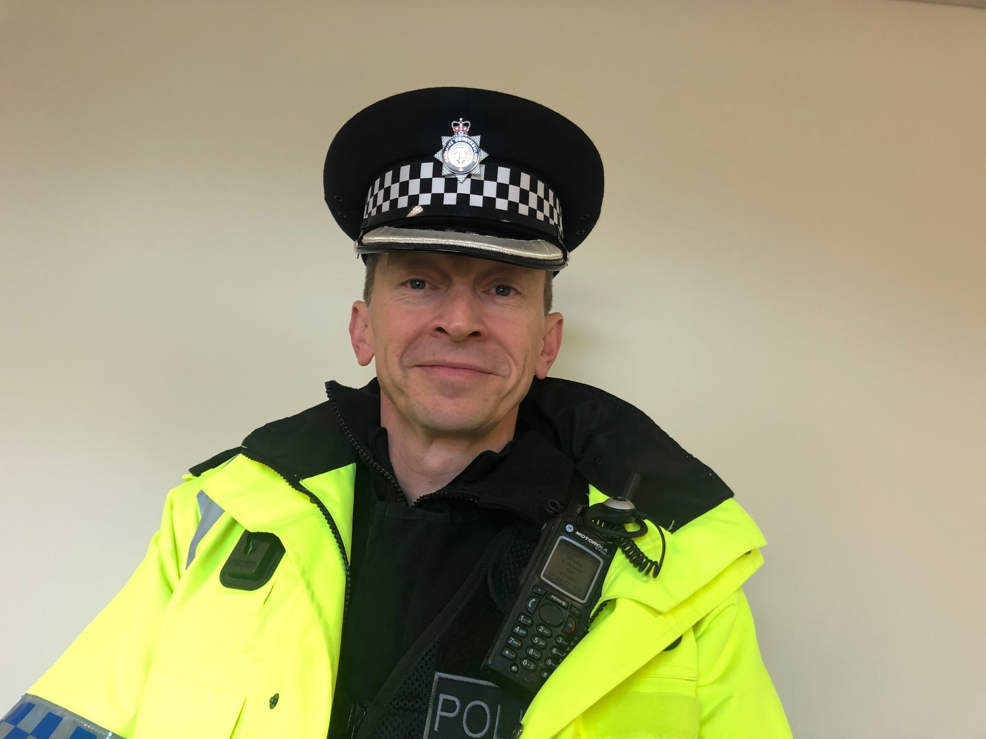 Superintendent Jon Betts, head of roads policing for Cheshire