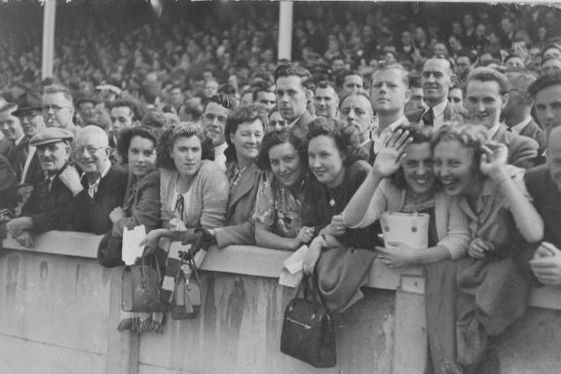 Spot anyone from this 1950s face in the Saints crowd