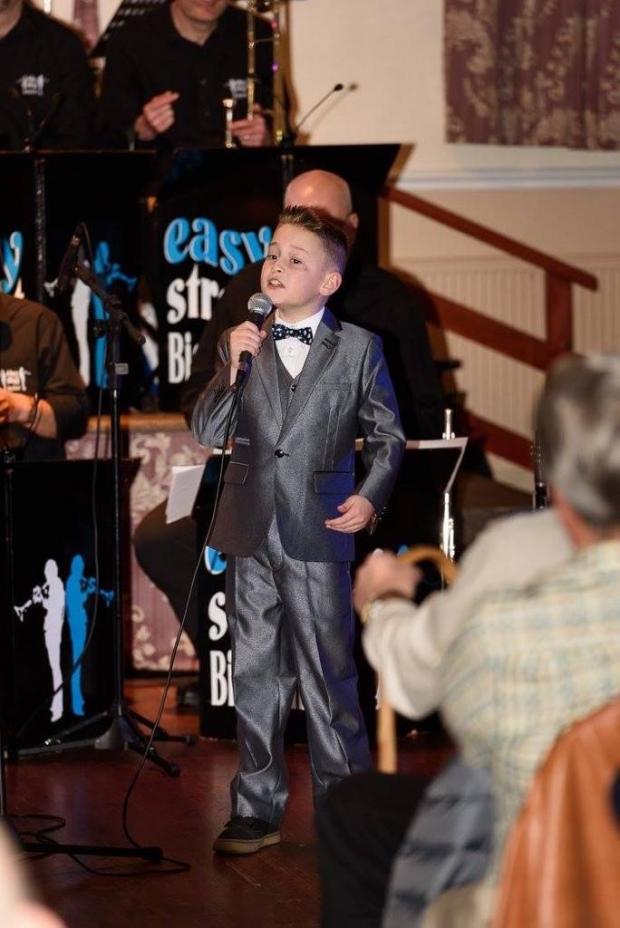 St Helens Star: Jamie has been performing to crowds from a young age