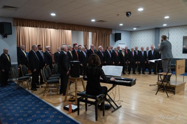 St Helens Star: The choir in full voice credit: Richard Lee