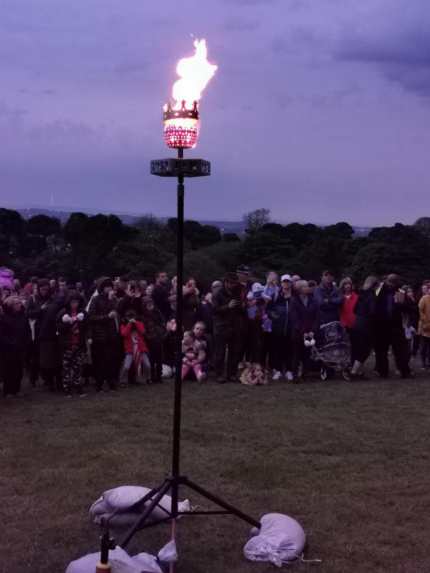 St Helens Star: The beacon at Taylor Park by Geoeff Jackson