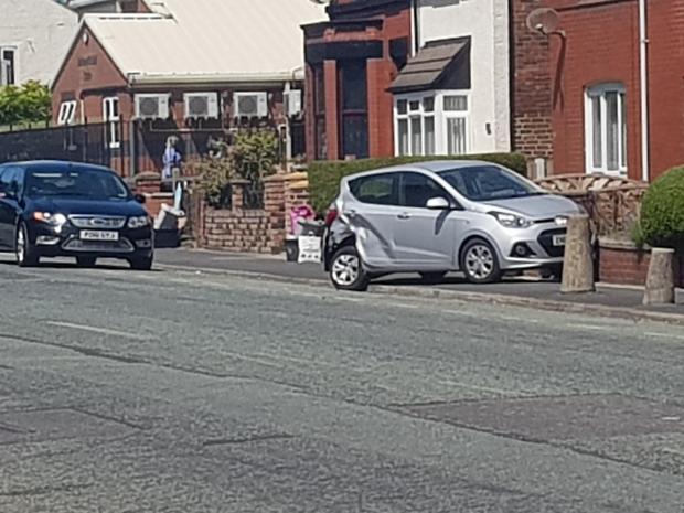 St Helens Star: A parked car was hit