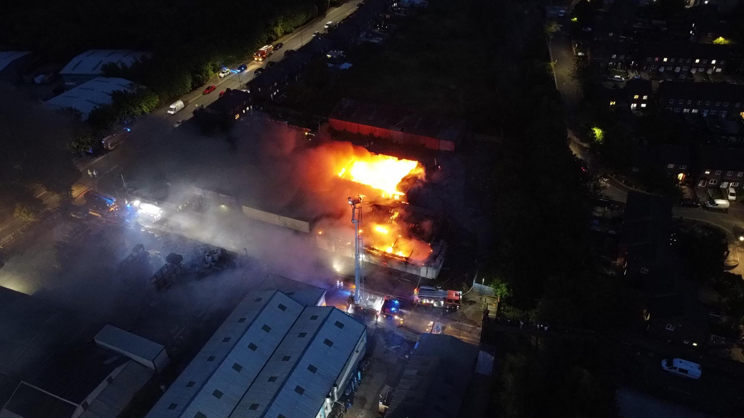 St Helens Star: Jackson street warehouse fire