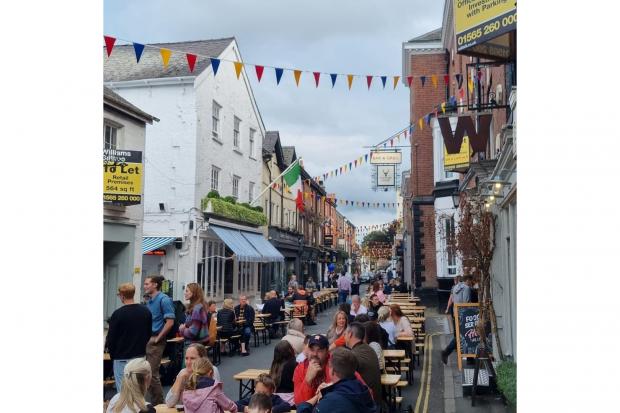 Alfresco dining returns to the streets of Knutsford as the town launches a new Food and Drink Festival Pictures: Sandra Curties, Alex Calvert, Cheshire House Bar and Grill