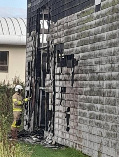 St Helens Star: Firefighters spent around 90 minutes battling the blaze