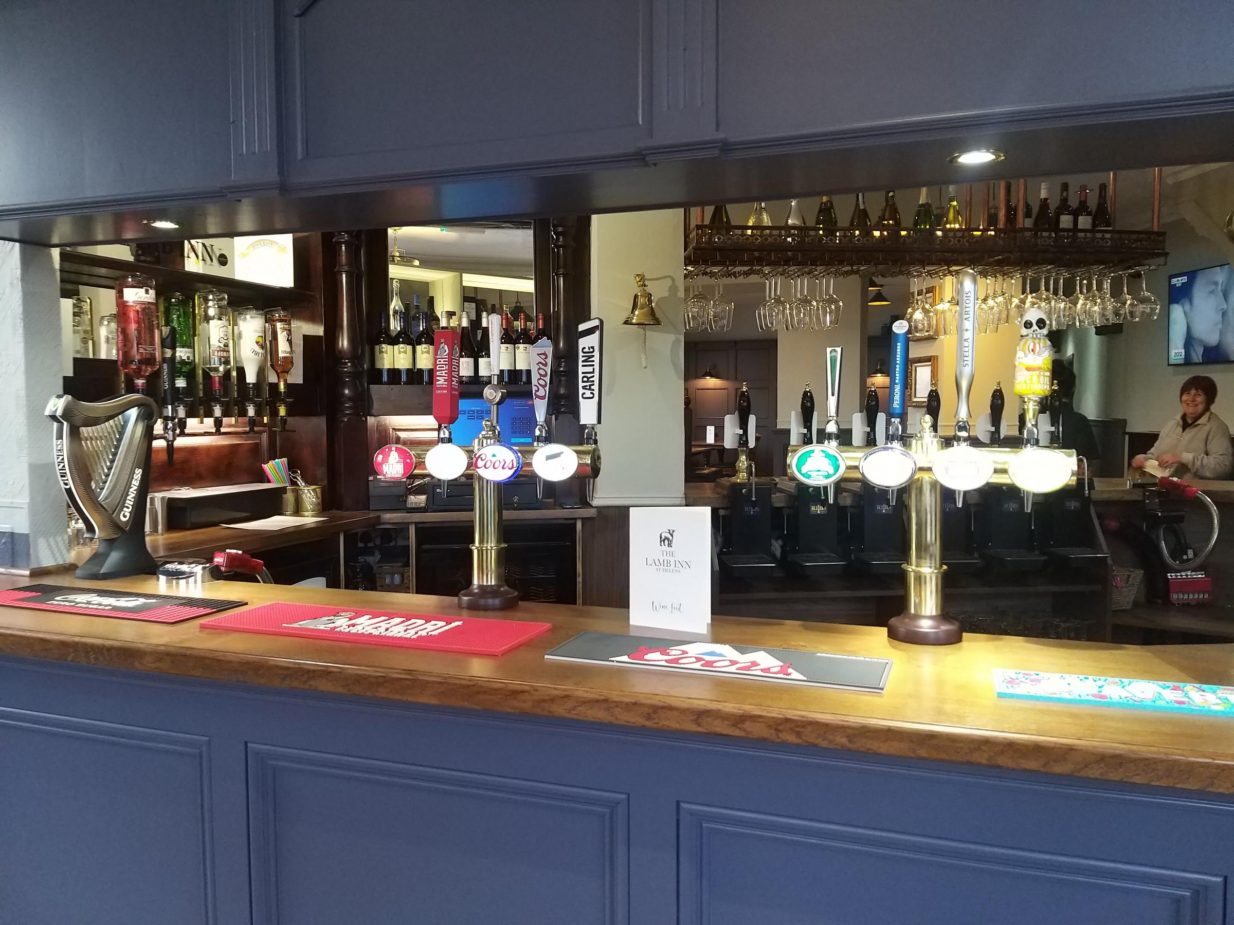 The renovated Lamb pub has reopened