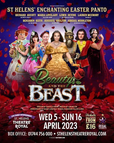 Beauty and the Beast is on at The St Helens Theatre Royal