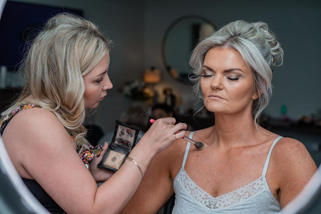 Carla trained as a makeup artist in 2014