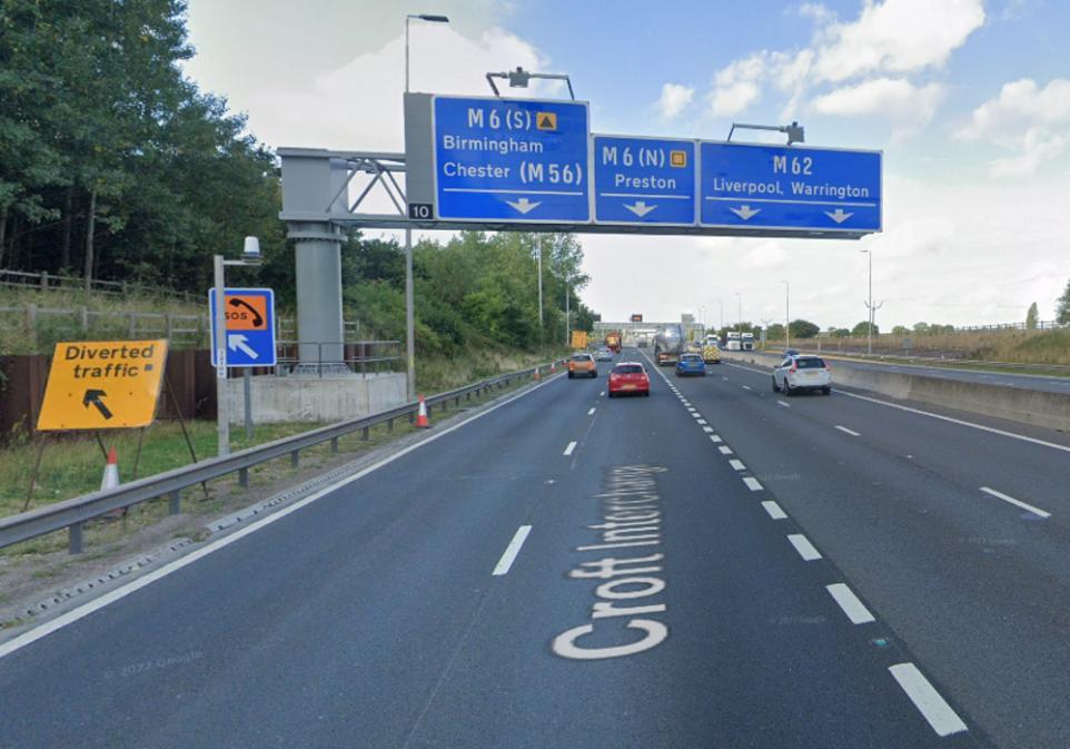 The crash occurred on the M62. Picture: Google Maps