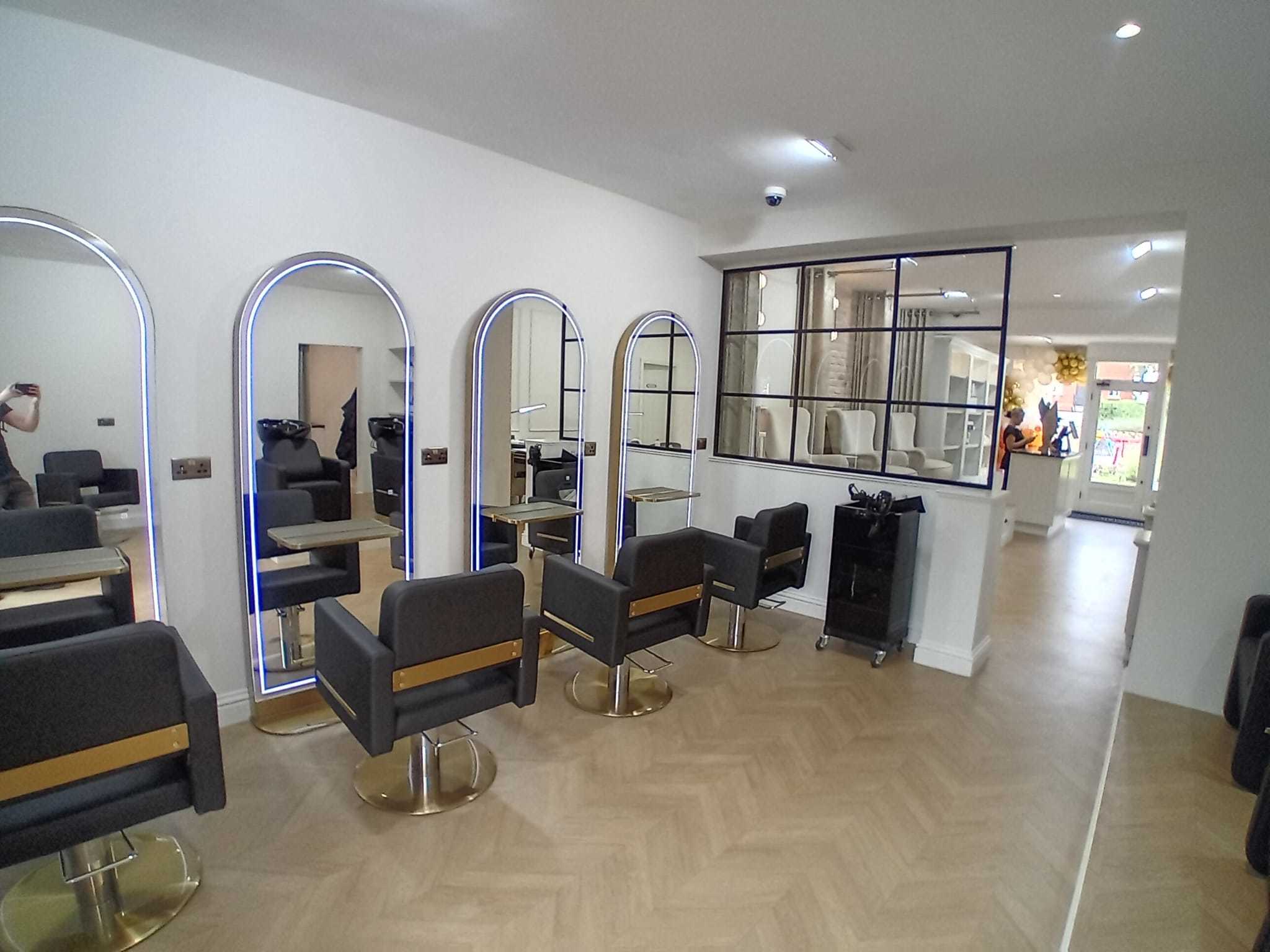 Inside the new salon