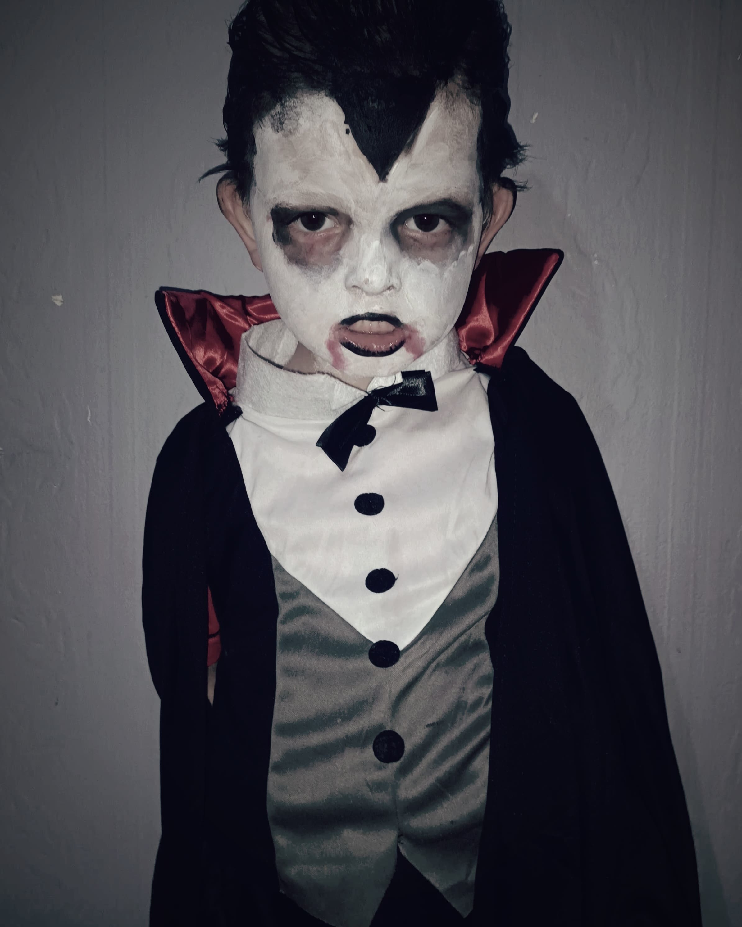 Logan Alan McCullock, from St Helens, as a vampire