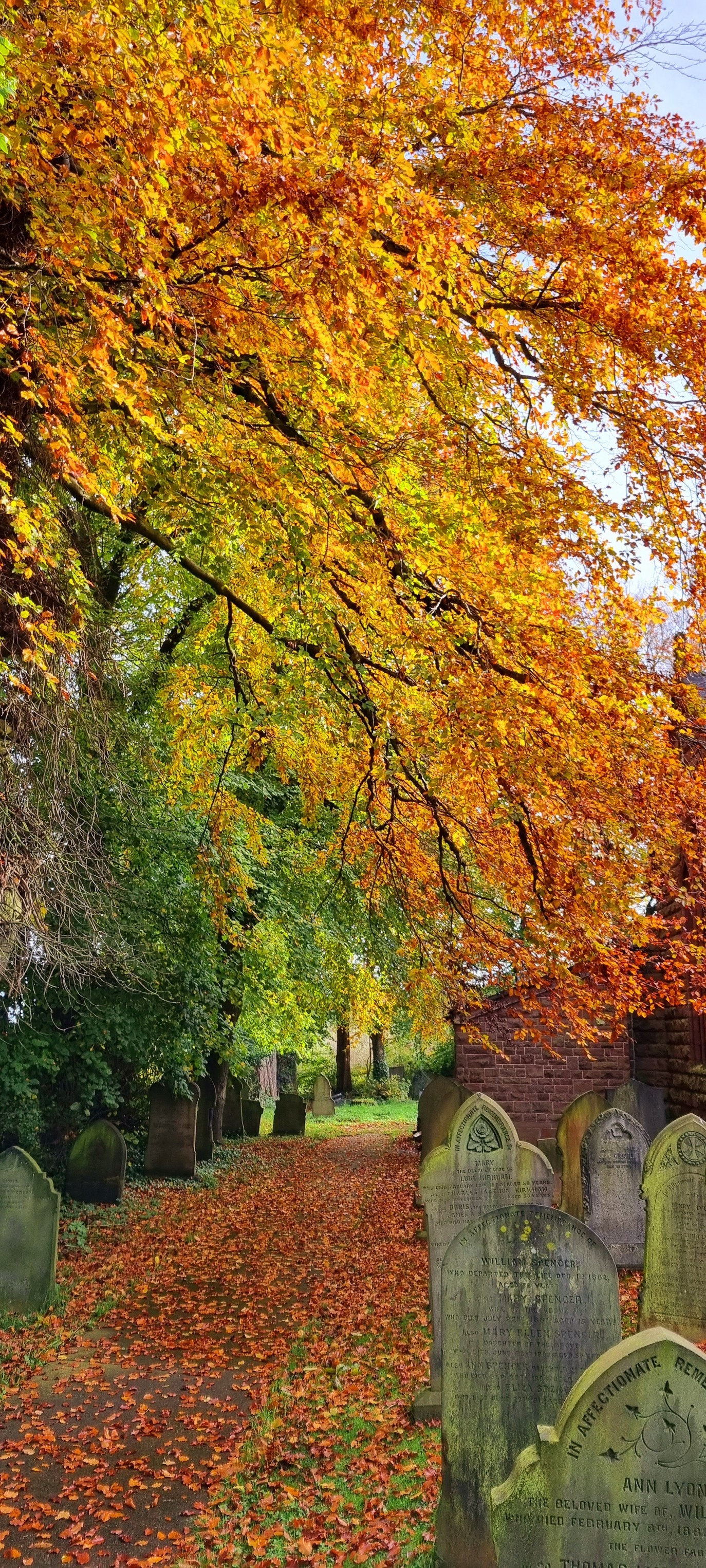Autumn at Christ Church, Eccleston by Mike Horton