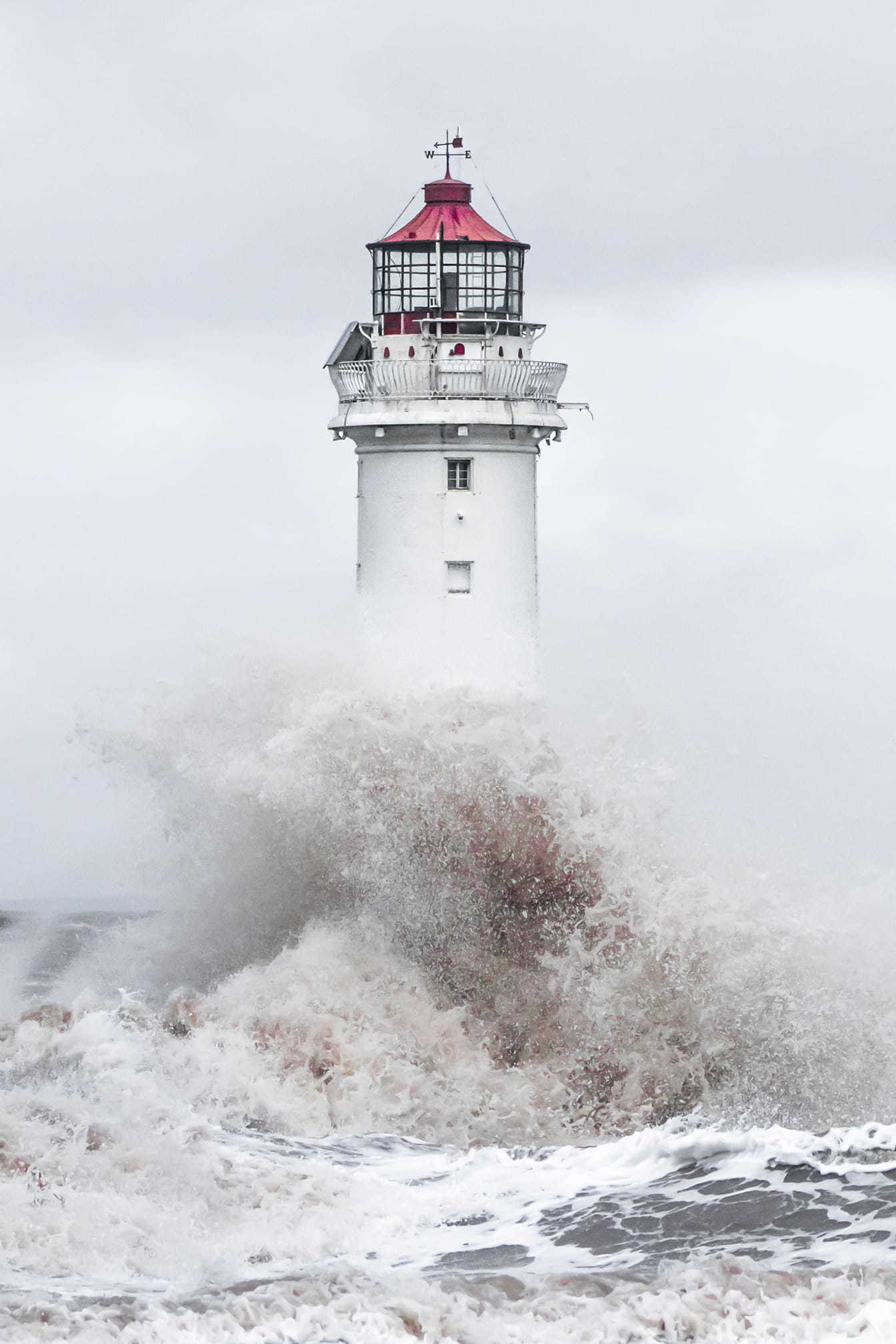 Stormy seas at New Brighton by Simon Wilson