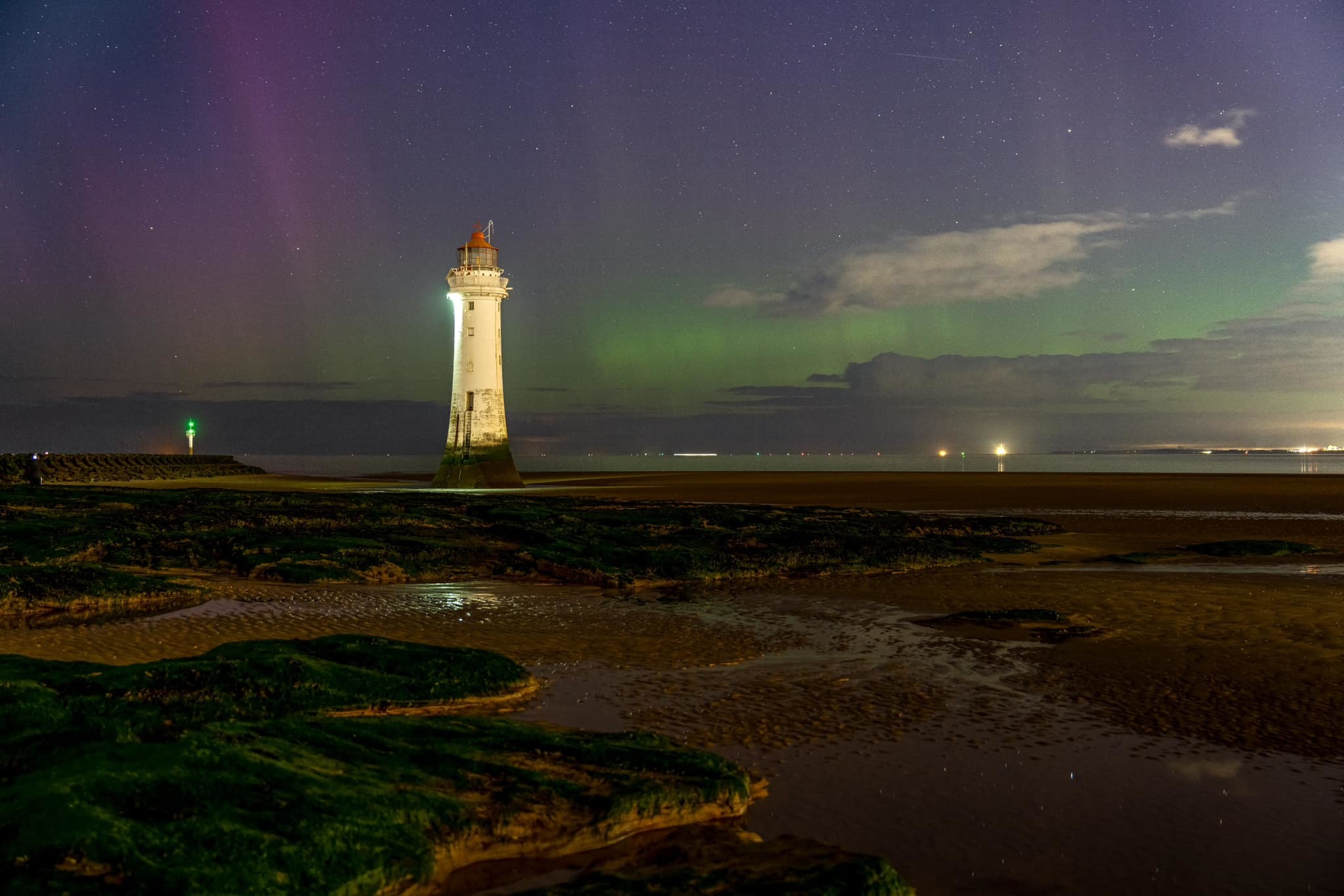 Dave Mort was in New Brighton to spot the lights