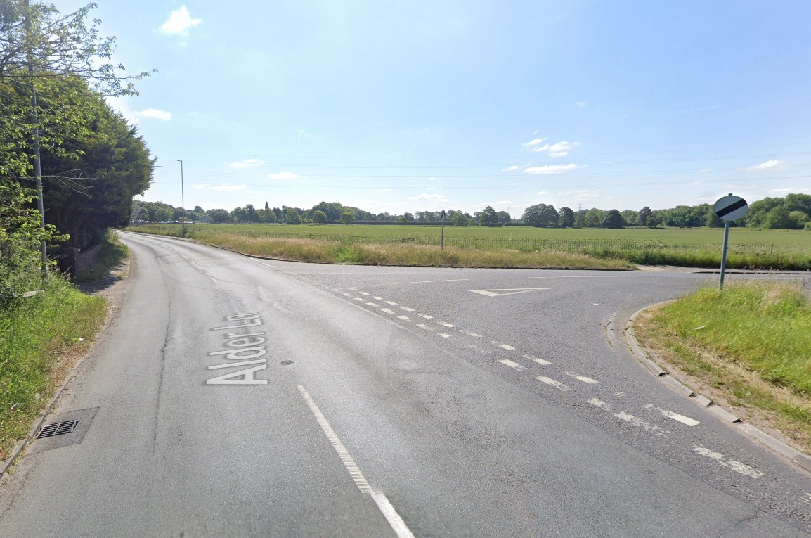 The crash occurred at the junction of Hollins Lane, Alder Lane and Watery Lane. Picture: Google Maps