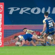 Jack Welsby's try in the Super League Grand Final. Picture: SWpix.com