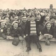 Crowd at Knowsley Road in the 1950s