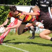 Andy Nisbet's first try
