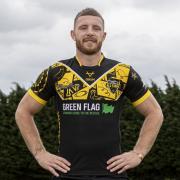 Jackson Hastings in the Combined Nations All Stars jersey