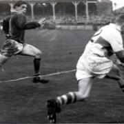 TRY TIME for Tom Van Vollenhoven with George Broughton in vain pursuit.