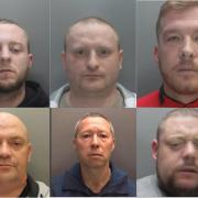 Members of the organised crime group which has been busted by detectives
