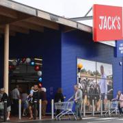 Customers shop in Tesco’s Jack’s store in Chatteris (Joe Giddens/PA)